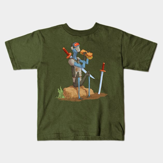 Snake Eyes Kids T-Shirt by timprobert